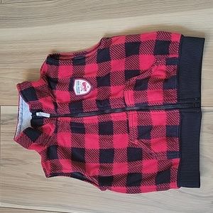 *3/$15* Carter's 24M Buffalo Check Plaid Boys Vest